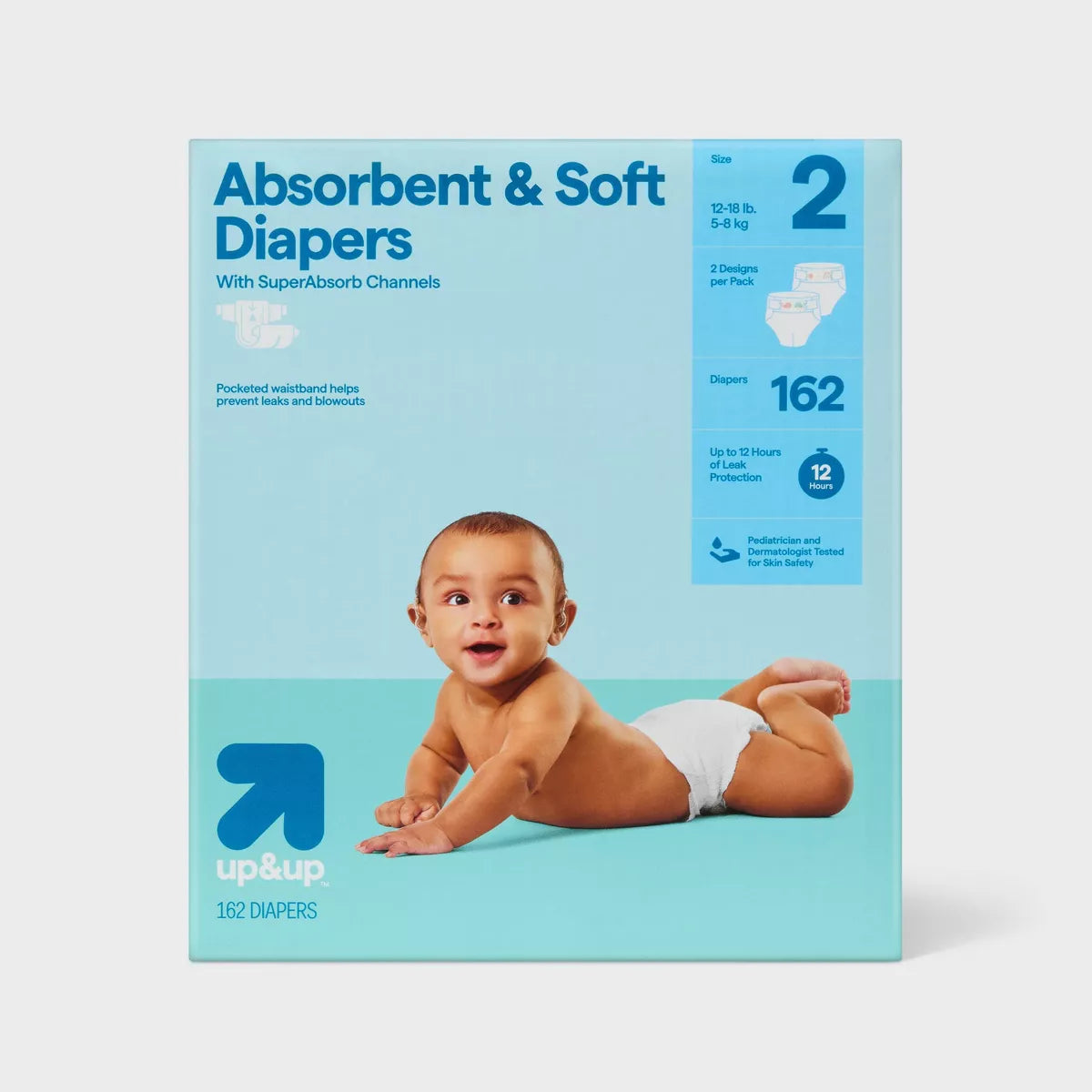 Disposable Diapers - Up&Up (Select Size and Count)