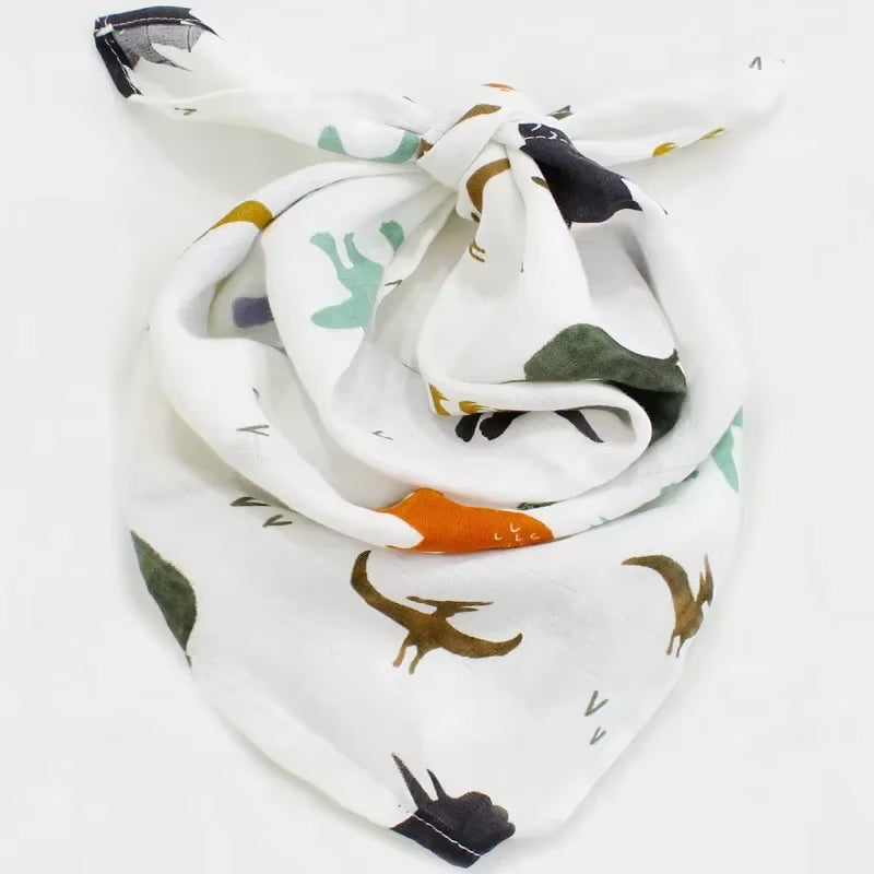 Newborn Organic Cotton Bamboo Baby Blanket Muslin Swaddle Wrap Feeding Burpy Towel Scraf Bibs Muslin Diaper Dropshipping